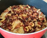 A picture of step 14 of Zafrani Pulao.