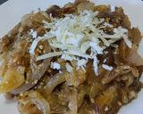 Foto del paso 5 de la receta: Berenjenas y pollo bbq🍆🧅🧀