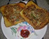 A picture of step 3 of Egg toast.