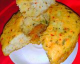 A picture of step 6 of Dibba roti or meenapa roti.