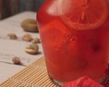 Foto langkah ke 4 dari resep Hibiscus Lemon Tea dengan Coconut Gel.