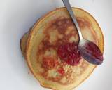 Vanilla flavoured,strawberry jam pancakes recipe step 7 photo