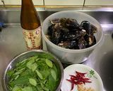 炒淡菜的食譜步驟1照片