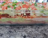 A picture of step 3 of Shrimp Cocktail Dip.
