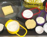 A picture of step 1 of Cornmeal Cookies.
