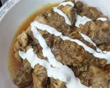 A picture of step 7 of Creamy chicken handi.