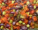 A picture of step 2 of Roasted Tomato Soup.
