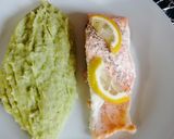 Une image de l'étape 5 de Saumon citronné et purée de brocoli.
