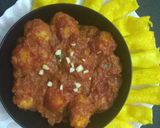 A picture of step 8 of Bhangda Lasaniya Batata.