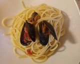 A picture of step 6 of Spaghetti with mussels and fresh tomatoes.
