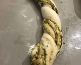 A picture of step 5 of Pesto Bread.