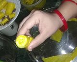 A picture of step 8 of Microwave Khandvi.