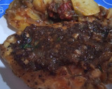Foto del paso 11 de la receta: Pechugas de pollo a la salsa de cerveza, mostaza y miel con patatas a lo pobre