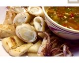 รูปขั้นตอนการทำที่ 5 ของ 🦑หมึกไข่ย่างเตาถ่านชิลล์ๆ🍴