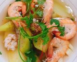 Hình bước làm 2 của món Dưa hường nấu tép