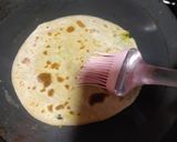 A picture of step 5 of Aloo Maithi (Fenugreek) leaves stuff Paratha.