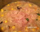 A picture of step 8 of Chicken, Mushroom, and Corn Congee.