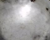 A picture of step 1 of Dahi chana chat.