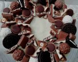 Pas rețetă Tort cu ciocolată albă și oreo, ciocolată neagră cu rom 7 fotografie