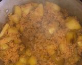 A picture of step 3 of Rice with sweet potatoes.