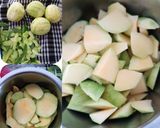 A picture of step 1 of Sweet and Spicy Raw Mango Curry with Jaggery.