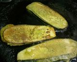 A picture of step 4 of Besani brinjal kachari.