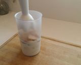 A picture of step 6 of Milk, Cookie, and Banana Smoothie.