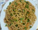 A picture of step 6 of Chicken Spaghetti.