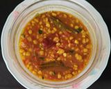 A picture of step 5 of Channa masala curry.