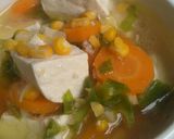 Foto langkah ke 6 dari resep Sop Tahu Wortel Jagung (Menu Anak).