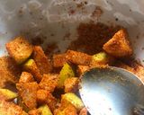 A picture of step 3 of Nashpati pickle.