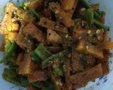 A picture of step 3 of Gajar ka achar.