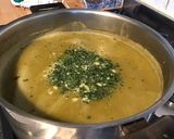 Une image de l'étape 9 de Soupe de brocolis courgettes poireau et pommes de terre aux épices.