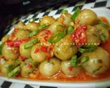 Foto langkah ke 5 dari resep Seblak cilok telor puyuh.
