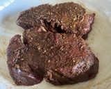 A picture of step 2 of Cowboy Steak with Charred Corn Panzanella.