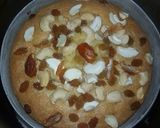 A picture of step 10 of Eggless cooker cake.