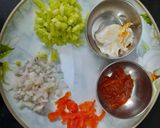 A picture of step 3 of Baked khakhra sandwich with almond milkshake.