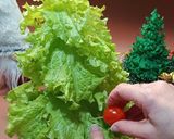 A picture of step 5 of 🎄 Edible Christmas Tree with Lettuce — No-Cook Holiday Appetizer.