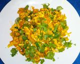 A picture of step 7 of Panner bhurji.