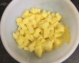 A picture of step 1 of Pea and Potato Orecchiette.