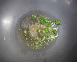 A picture of step 1 of Fennel and mint potato with poori.