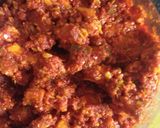 A picture of step 3 of Tangy Spicy Mango pickle.