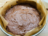 Csokoládés málnás torta