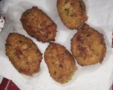 Foto del paso 2 de la receta: Arroz con croquetas de papa y de guiso de arroz