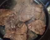 Foto del paso 3 de la receta: Entraña a la plancha con salsa de puerro y muzarella