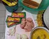 Foto langkah ke 1 dari resep Roti John Roti Tawar.