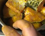 A picture of step 1 of Doi Shorshe Katla Carp in the Yoghurt and Mustard Pastes Gravy.