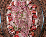 Foto del paso 1 de la receta: Jurel blanco al horno con cherry y aceite de dargan