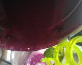 A picture of step 2 of Jamun slush.