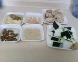 Foto langkah ke 1 dari resep Sup china labu gandum dan tiram.